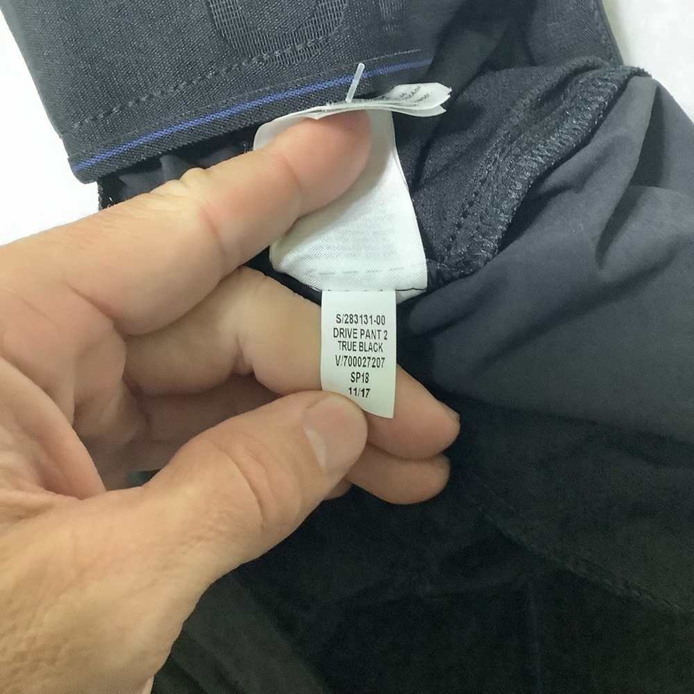GapFit Drive Pant 2 Sz 42W 34L True Black Golf NWT - Picture 7 of 10